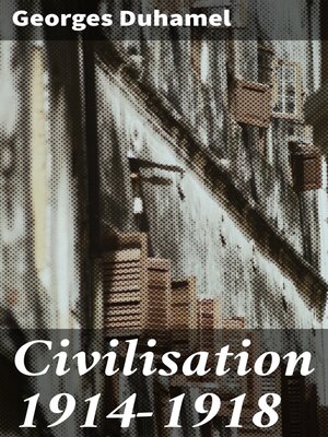cover image of Civilisation 1914-1918